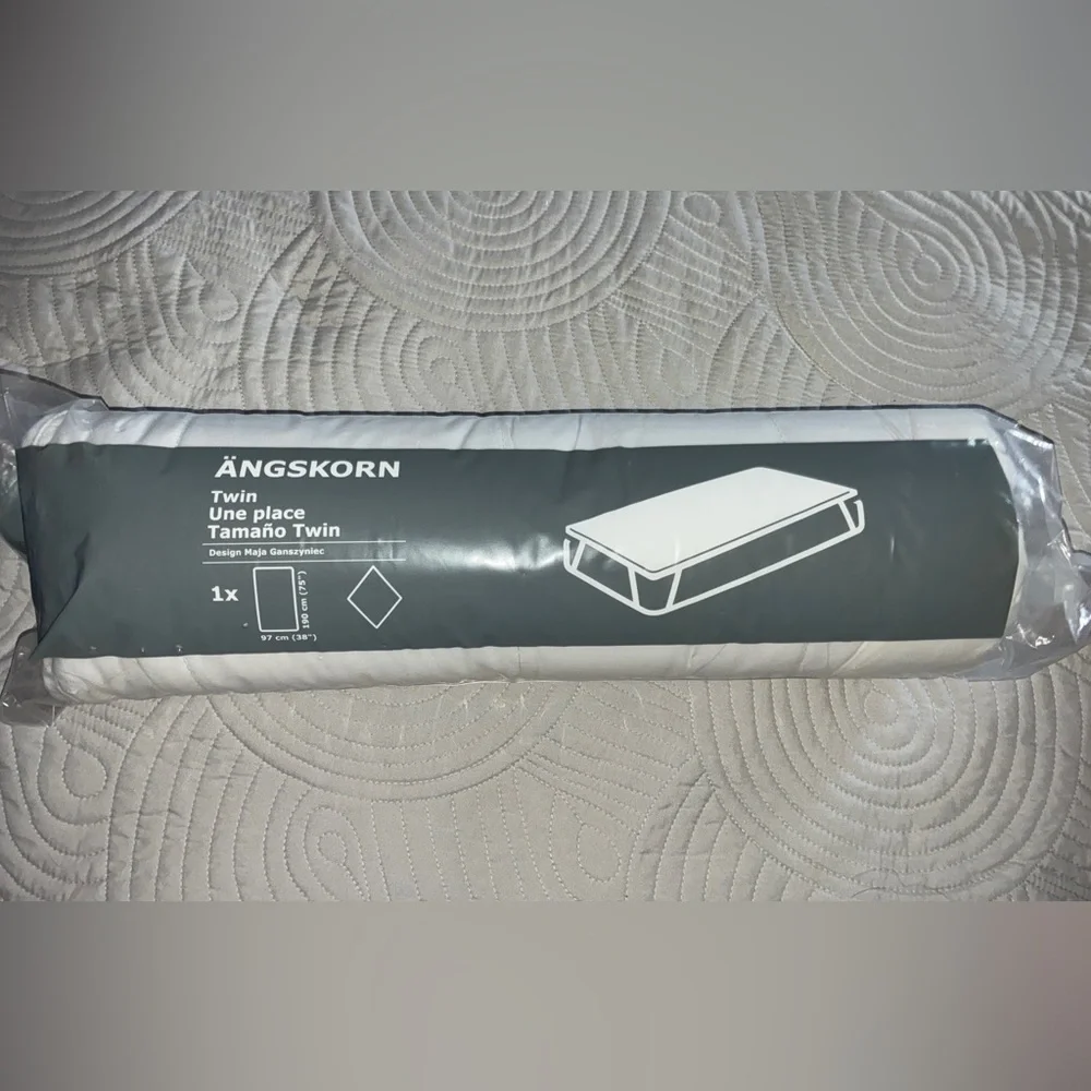 IKEA ÄNGSKORN Twin Mattress Cover - White